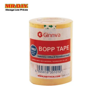 GINNVA Bopp Tape(4 pieces) (1.8cm x 91m)