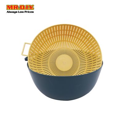 (MR.DIY) 2 in 1 Kitchen Plastic Mesh Strainer Drain Basket