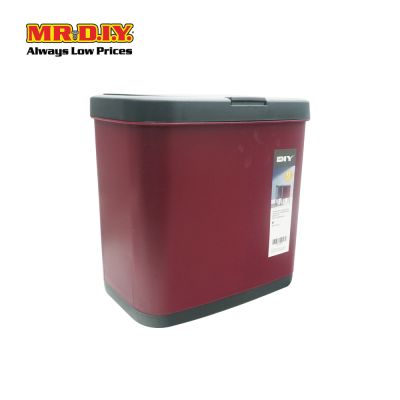 (MR.DIY) Push Button Dustbin With Lid (15L)