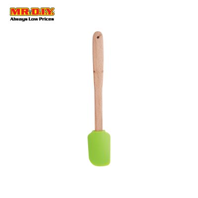 (MR.DIY) AIDAOU Wooden Handle Silicone Spatula (29cm)