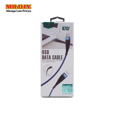 WB Micro-USB Fast Charging and Data Transmitting Cable 3.0A (1m)