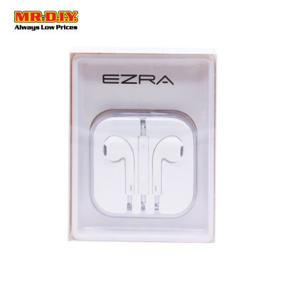 EZRA Audio Jack 3.5mm In-Ear Wired Earphone With Microphone And Volume Control (1.1M)