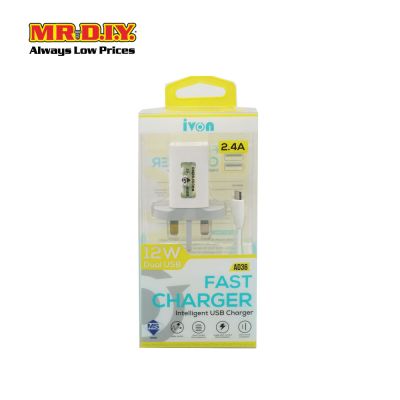 IVON 2.4A Fast Charger (12W)