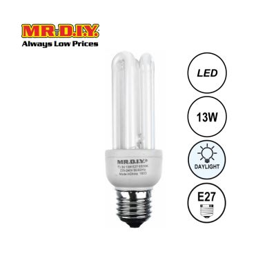 (MR.DIY) 3U Shape Bulb Daylight E27 (13W)