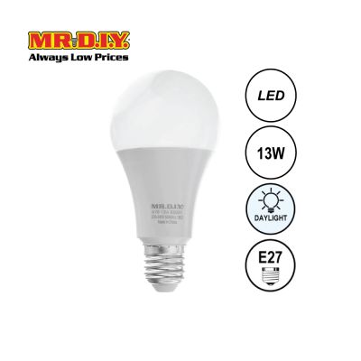 (MR.DIY) E27 Daylight Round Shape LED Bulb 13W