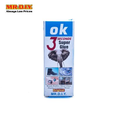 (MR.DIY) OK Original 3 Seconds Super Glue (13g)