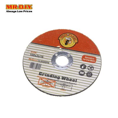 (MR.DIY) Grinding Wheel (100mm x 2mm x 16mm)