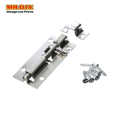 (MR.DIY) Stainless Steel Door Bolt Lock Latch Set 2.5