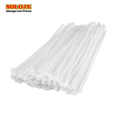 (MR.DIY) White Cable Ties (5mm x 25cm) 250pcs