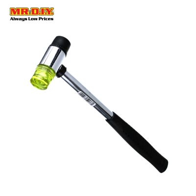 (MR.DIY) Double-Face Plastic Rubber Hammer Soft Mallet (25mm) 