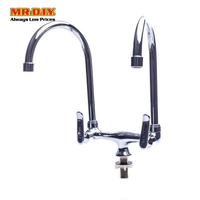 (MR.DIY) Italy Standard Basin Twin Goose Neck Tap