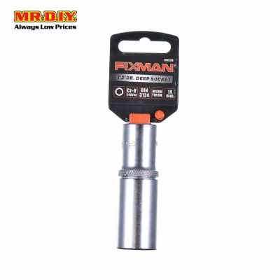 FIXMAN Dr. Deep Socket (6 point) 19mm 1/2&quot;