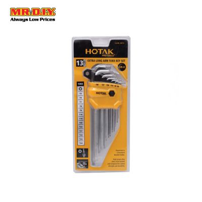 HOTAK Extra Long Arm Torx Key Set 13PCS YJHK-2614