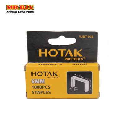 HOTAK Heavy Duty Refill Staples 6mm 1000PCS YJST-076