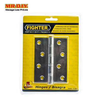 (MR.DIY) FIGHTER Heavy Duty Security Stainless Steel Bearing Hinge Set (2pcs)