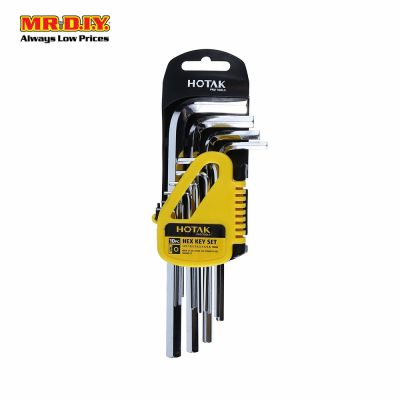 HOTAK Metric Hex Key Set (10pcs)