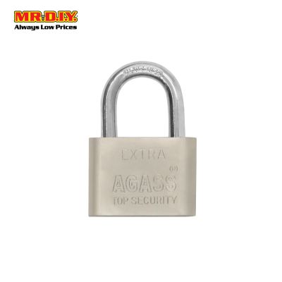 (MR.DIY) AGASS Stainless-Steel Padlock Top Security (50mm)