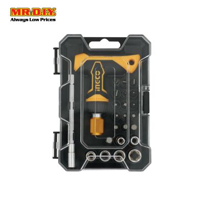 INGCO T-handle Ratchet Wrench Screwdriver Set (24pcs)