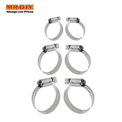 (MR.DIY)  Multi-size Hose Clamp (6pcs)