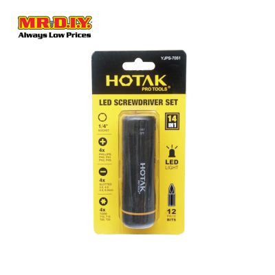 HOTAK LED Light Set Screwdriver (14pcs)