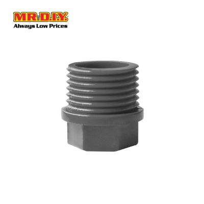 (MR.DIY) PVC 3/4&quot; X 1/2&quot; Fitting Thread Plug AM