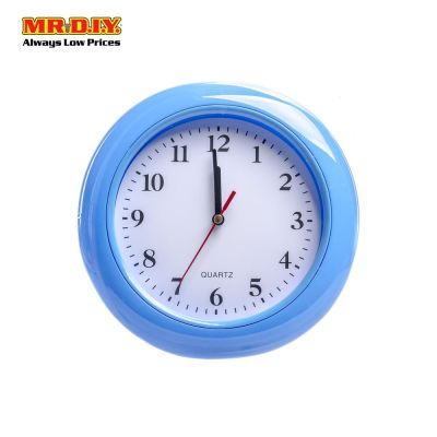 (MR. DIY) QUARTZ Plastic Analog Wall Clock Modern Jam Dinding  (20cm)