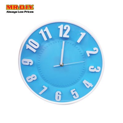 (MR.DIY) JIN HAI Modern Plastic Wall Clock (30cm)