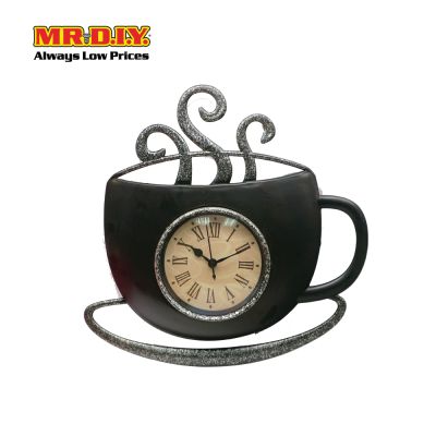 (MR.DIY) Coffee Cup Wall Clock (12 Inch) 