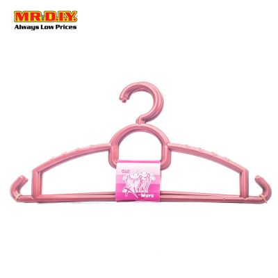 (MR.DIY) 6pcs Plastic X-Ware Clothes Hanger (H17.5xL36cm)