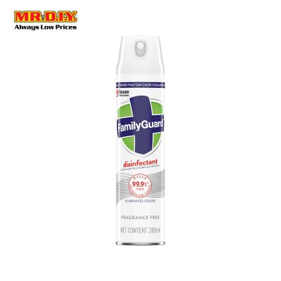 FamilyGuard Disinfectant Air Spray Fragance Free 280ml