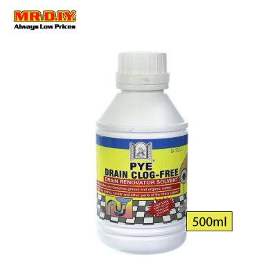 PYE Drain Clog-Free Renovator Solvent (500ml)