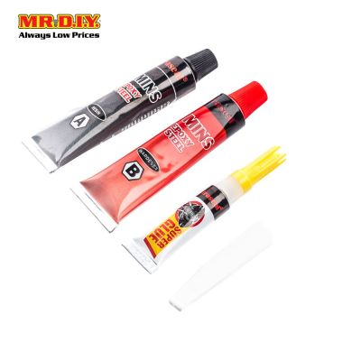 X&#039;TRASEAL 4 Minutes Epoxy Steel Adhesive Set (3pcs)