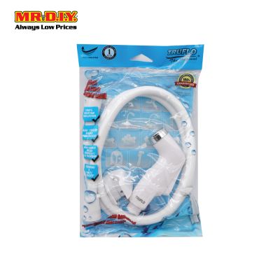 TRUFLO White Rubber Hand Bidet With Hose 