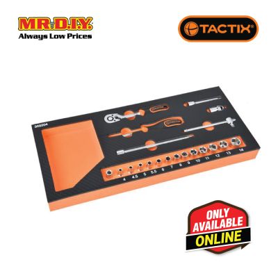 TACTIX Dr. Socket In Tray (20 pieces)