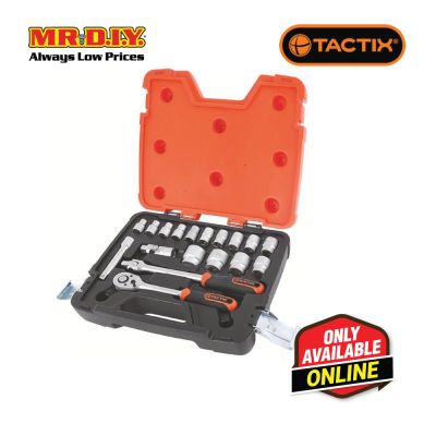 TACTIX Dr.Socket Set (18 pieces x 1/2 Inch)