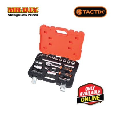 TACTIX Dr.Socket Set (41 pieces x 1/4 x 3/8 Inch)