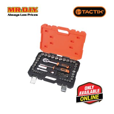 TACTIX Dr.Socket Set (59 pieces x 1/4 x 3/8 Inch)