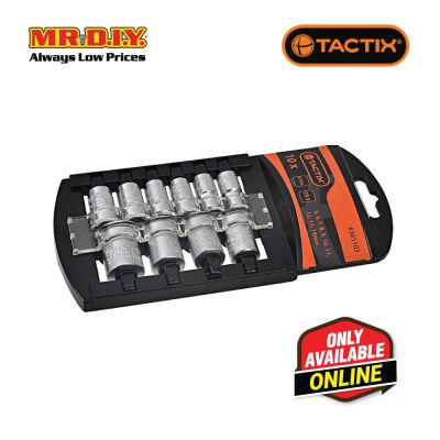 TACTIX Socket Set (10 pieces x 1/4 Inch)