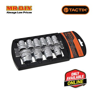 TACTIX Socket Set (10 pieces x 3/8 Inch)