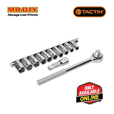 TACTIX Socket Set (12 pieces x 1/2 Inch)