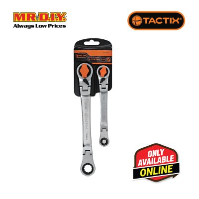 TACTIX 4-In-1 Double Flex Ratchet Wrench (2 pieces)