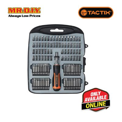 TACTIX Ratchet Driver And Bits (103 pieces)