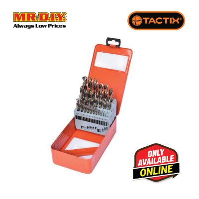 TACTIX Cobalt Drill In Metal Case (25 pieces)