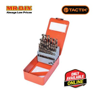 TACTIX Cobalt Drill In Metal Case (29 pieces)