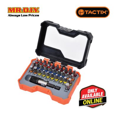 TACTIX Color Quick Change Driver Bit Set (32 pieces)