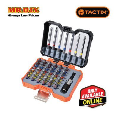 TACTIX Color Quick Change Driver Bit Set (56 pieces)