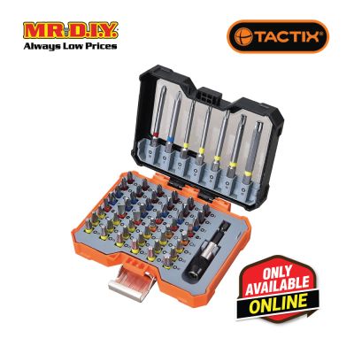 TACTIX Color Quick Change Driver Bit Set (56 pieces)