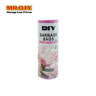 (MR.DIY) Garbage Bags Floral Fragrant S Size (25 pcs)