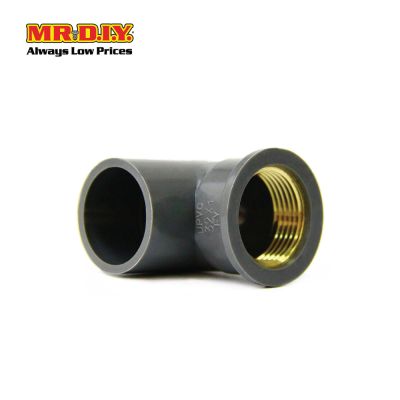 (MR.DIY) PVC 1/2&quot; Threaded Elbow Am